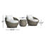 Premium All-Weather Wicker 2 - Person Patio Conversation Sets with Cushions