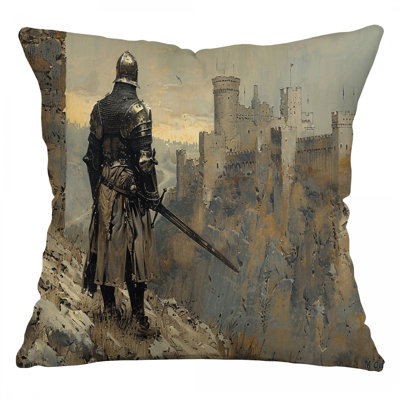 Blend Knight Microsuede Reversible Throw Pillow