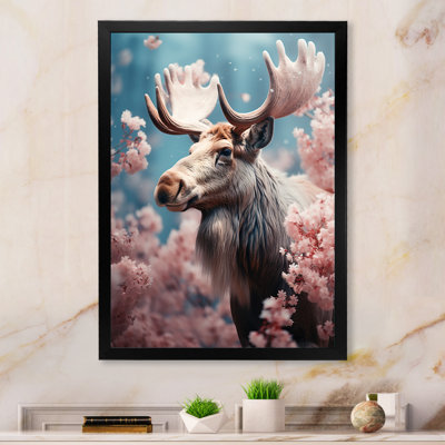Aurane " Pink Moose Spring Awakening I "