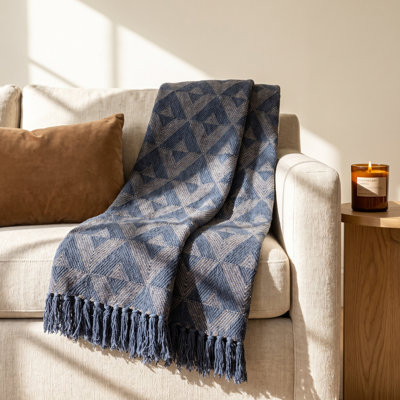 Garnett Cotton Blend Throw Blanket