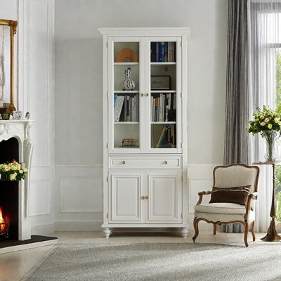 French style light luxury upscale bookcase