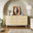 55.1" W Rattan 6 - Drawer Dresser