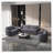 Grey Loose Back Accent Chair