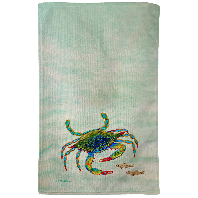 Crab and Fish Kitchen Towel