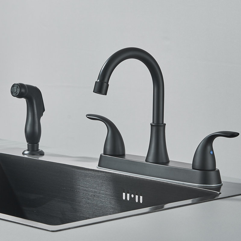 Robinet de cuisine AlenArtWater, Noir mat