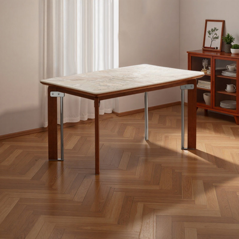 Table de salle à manger luxueuse et sophistiquée, H 29,52 po x L 62,99 po x l 31,49 po