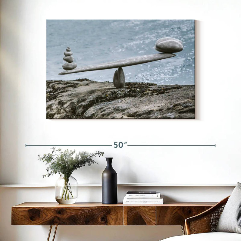 Kerrick Balanced Stone Scale, 26" H x 39" W