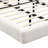 White  Boucle Floating Bed With Light,King-1592260406