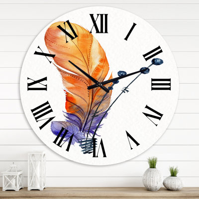 Horloge murale bohème et éclectique
