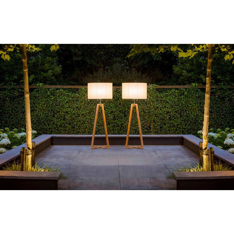 Club Lounge LED Outdoor Floor Lamp, Amber