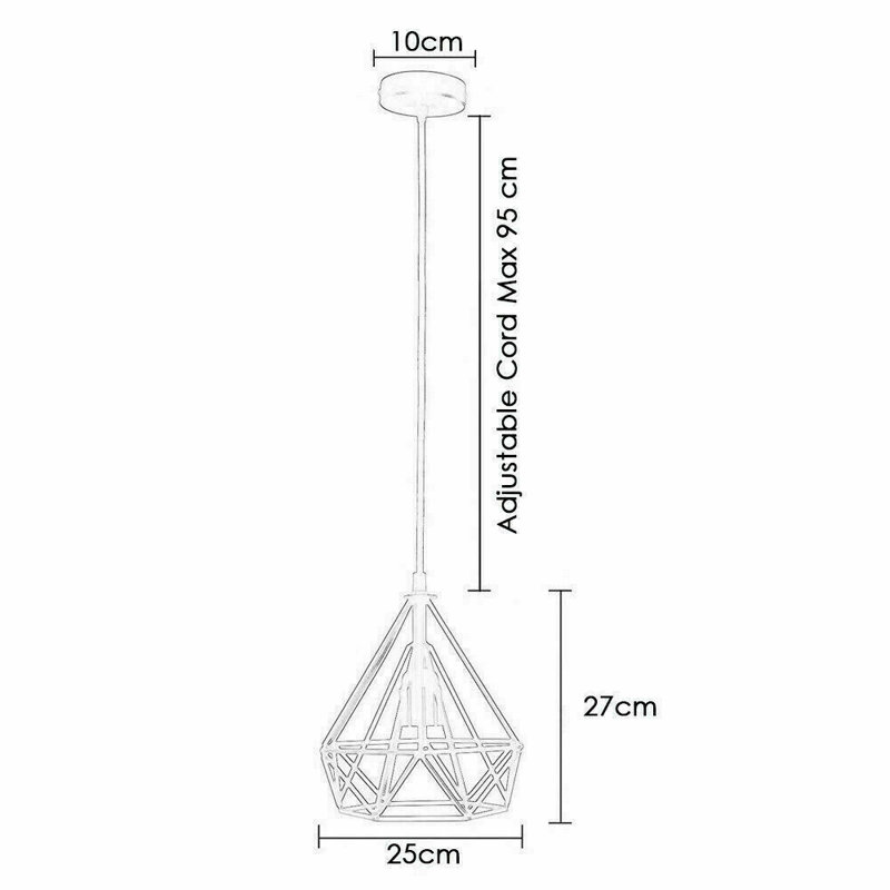 Hertford 1 - Light Single Pendant, Red