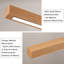 Rolde 1 - Light LED 47'' Linear Kitchen Island Pendant Light-1791013130