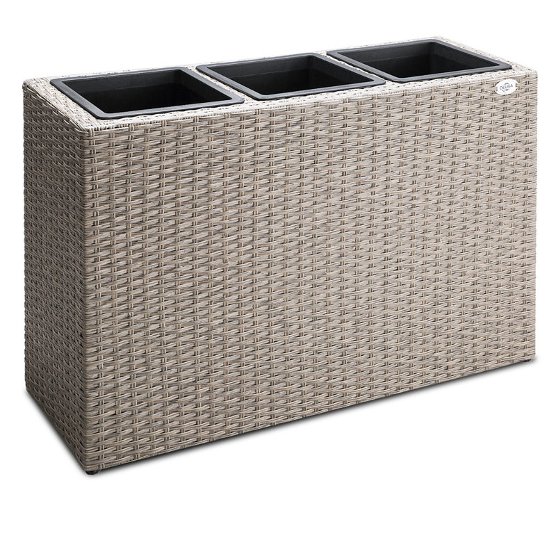 Iliana Handmade Planter Box, Cream