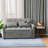 Modern Velvet Loveseat Futon Sofa Couch Pullout Bed,Small Love Seat Lounge Sofa-990000121-974865562