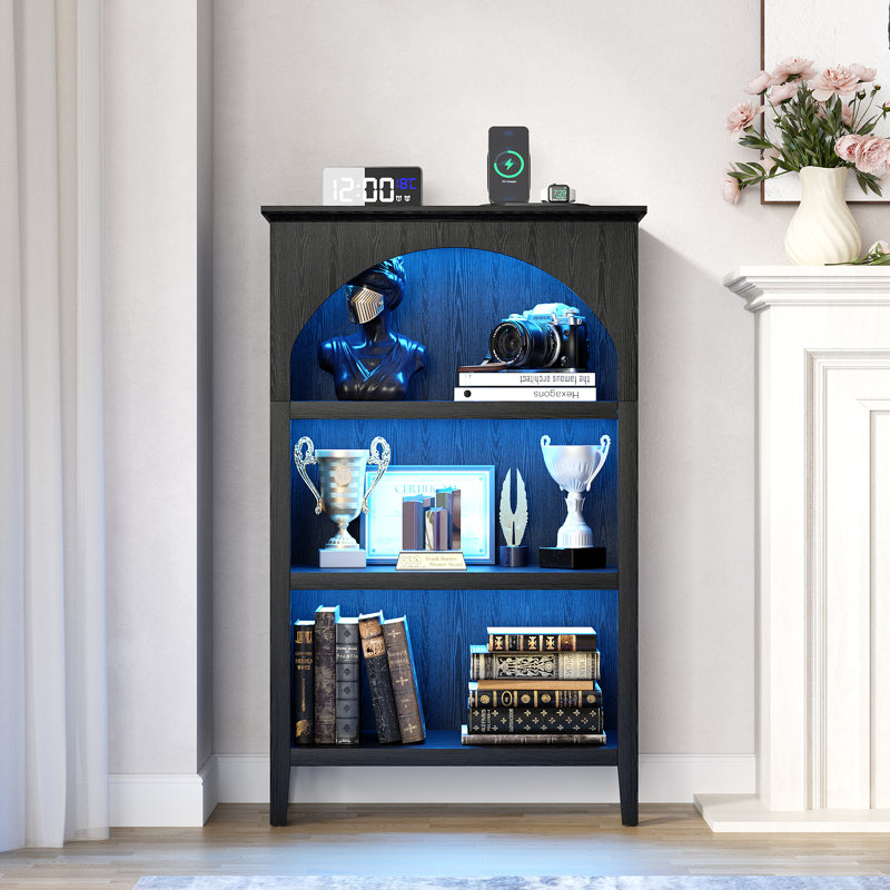 120.6cm H x 75cm W Bookcase, Black