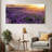 Serene Lavender Landscape Framed Canvas Wall Art