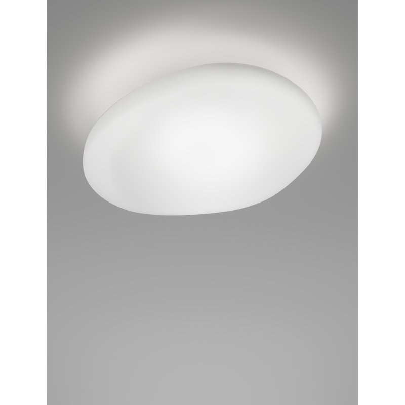Neochic Ceiling/Wall Lamp P White Matt Glossy White E26 Ul, 21" H x 16" W x 16" D