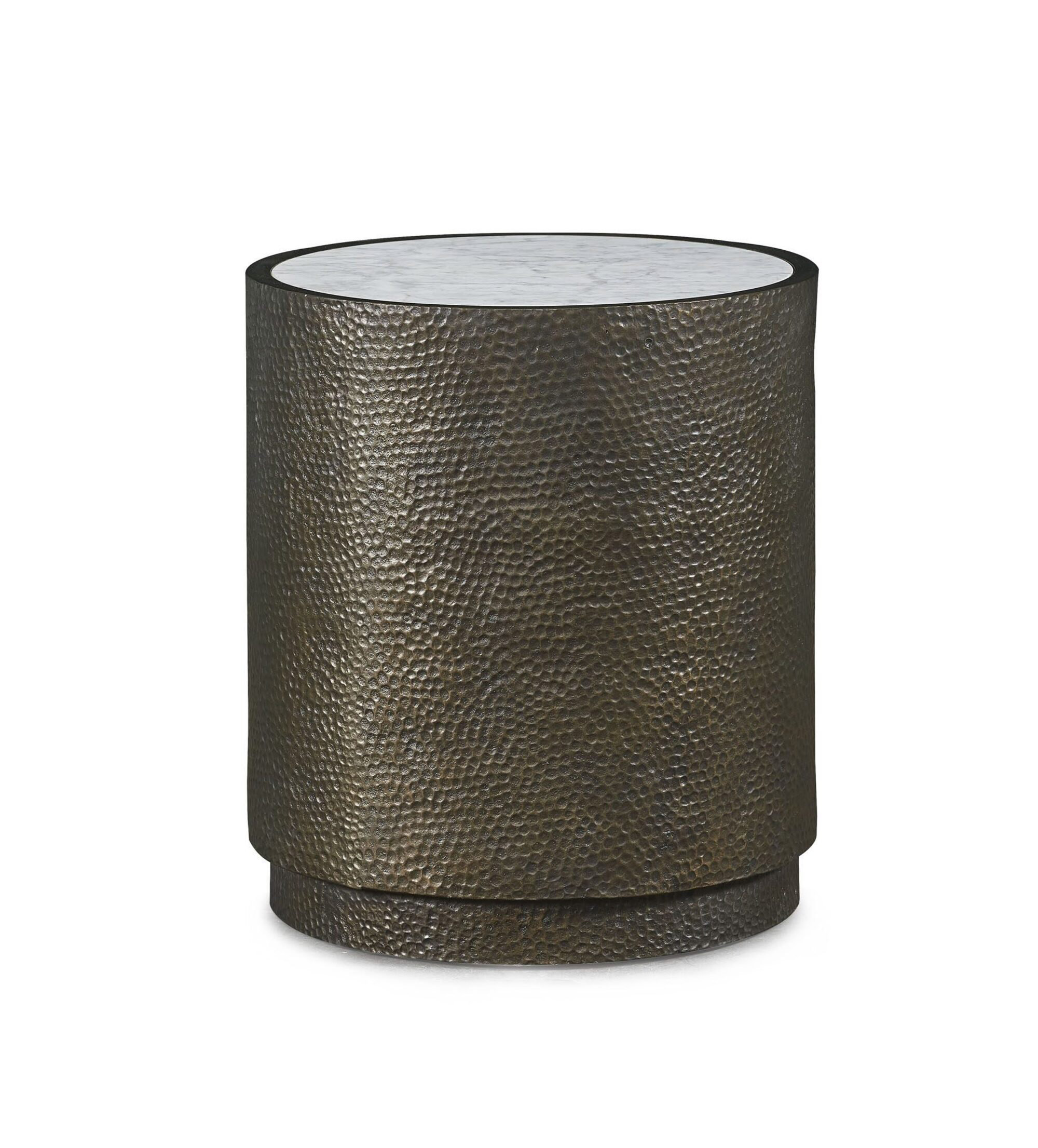 Hickory White Drum End Table | Wayfair