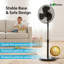 Ventilateur sur socle oscillant 16 po Ecohouzng