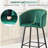 Upholstered Counter Stool with Metal Frame-70312024