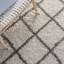 Tapis géométrique ivoire / brun-1840684627