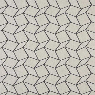 Tissu de lin géométrique