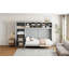 Grand lit escamotable mural avec armoires-1233988256