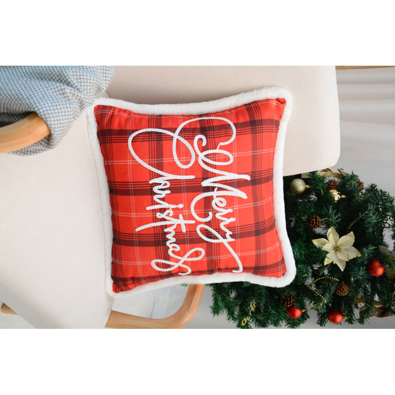 Plaid Throw Pillow