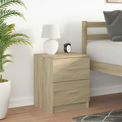 Bedside Cabinet With 2 Drawers