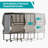 Mireya 46'' W/38'' W Folding Bed with Mattress Included-1208922778