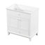 【Sink Not Included, Only Vanity Base Cabinet】30" Bathroom Vanity Base Without Sink, Bathroom Cabinet With Two Doors And One Drawer