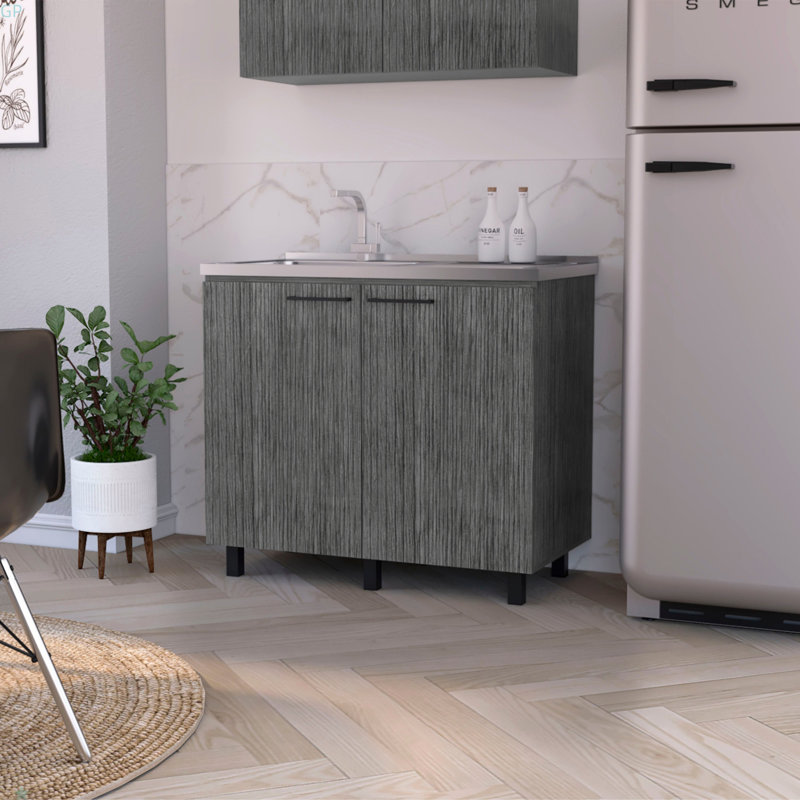 Lavabo et armoire Smokey Oak