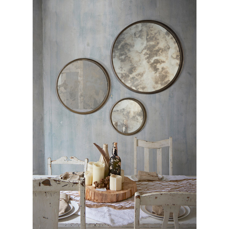 Ensemble de miroirs décoratifs 3 pièces Truby
