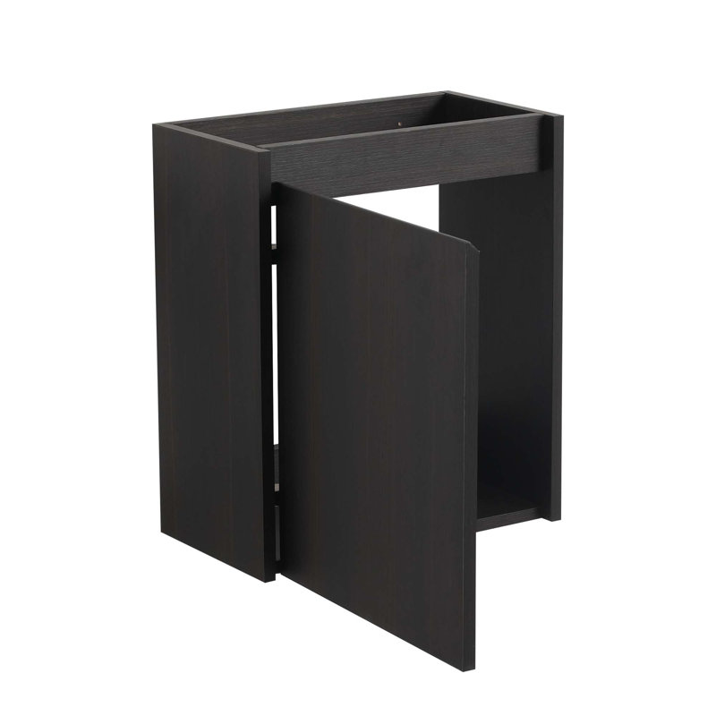 Petit meuble-lavabo moderne avec lavabo Modern, Noir