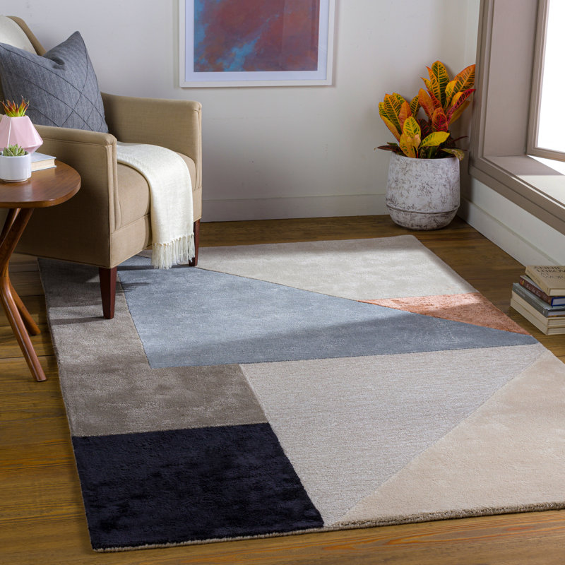 Kemondre Geometric Indoor Rug, Rectangle 8'10" x 12'