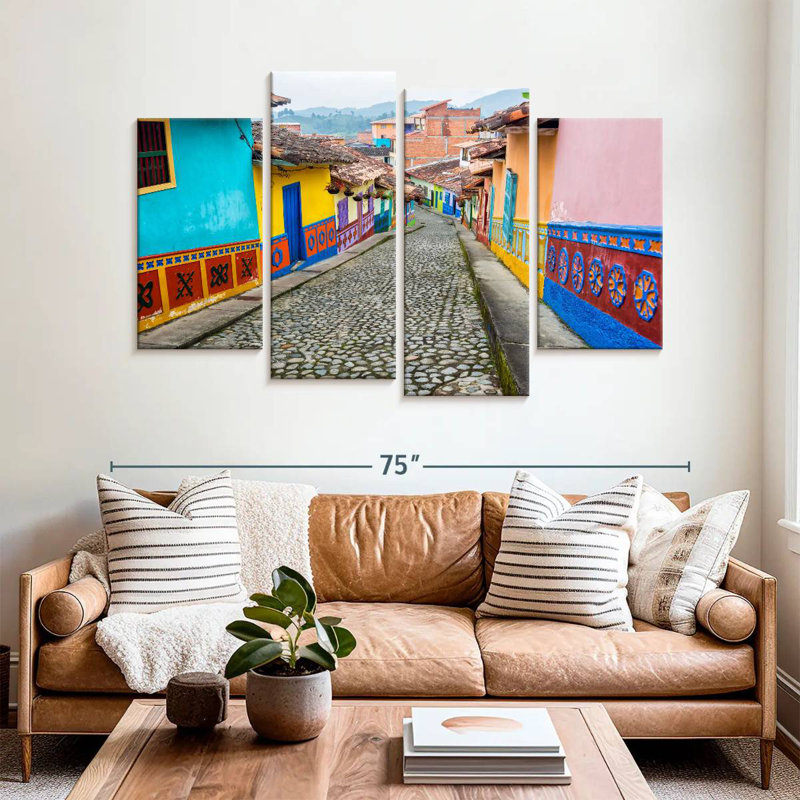 Sirci Guatape, rue pavée, H 42 po x l 68 po