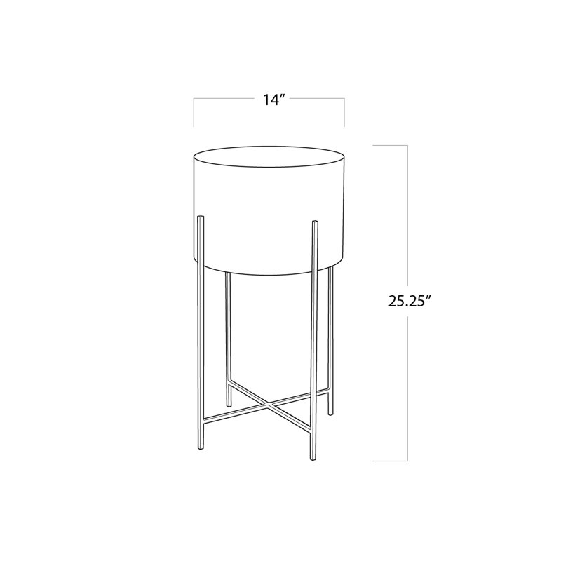 Table tambour Bone