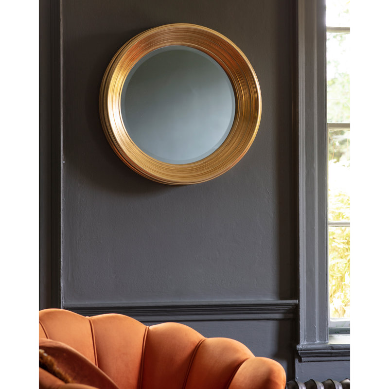 Jens Wood Flat Wall Mirror
