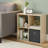Spring Pine Green, Four-Compartment Storage Rack, Multi-Scene Home Storage Rack, Suitable For Living Room, Study, Bedroom, Simple Floor-Standing Storage Rack With Compartments.-2050736399