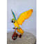 Ewel Colourful Parrot Riding a Tricycle Statue
