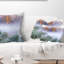 Coussin lombaire paysage