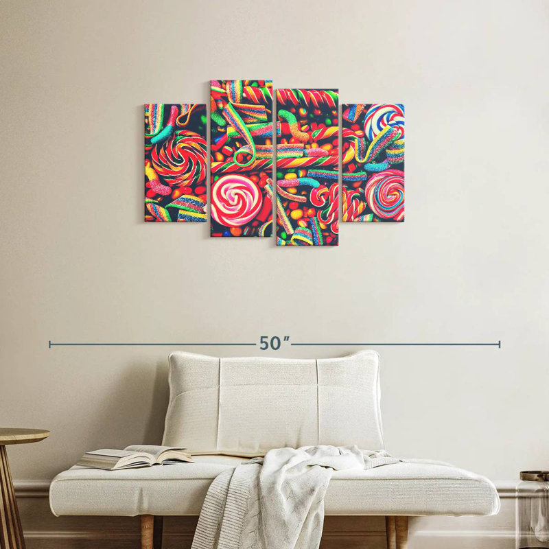 Yarlin Sugary Candies, 22" H x 36" W