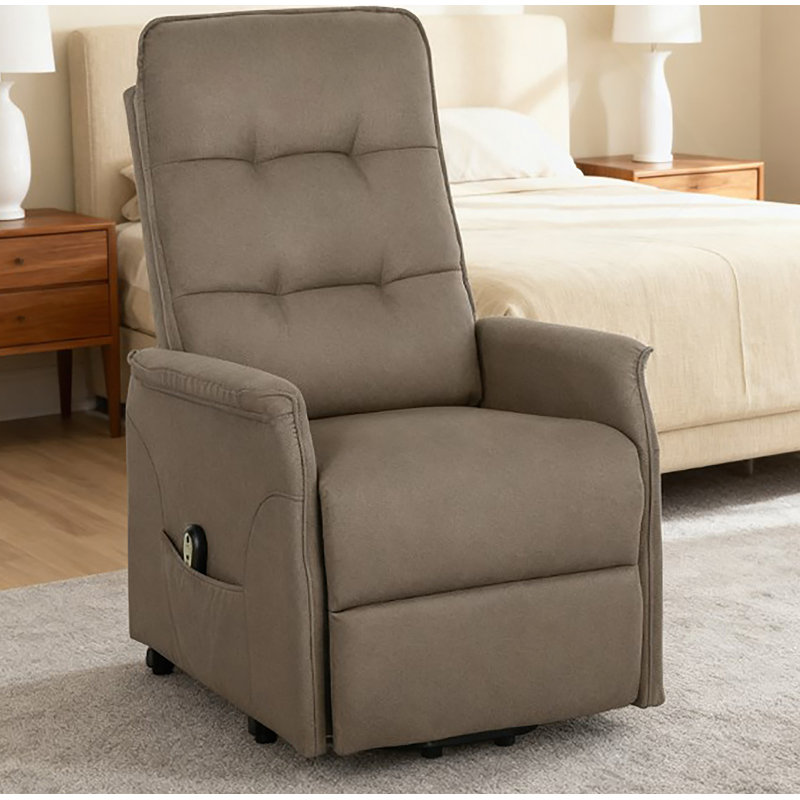 Fauteuil électrique pour personnes âgées, avec télécommande, poches latérales, assemblage rapide