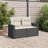  Garden Sofa Black, Cream White