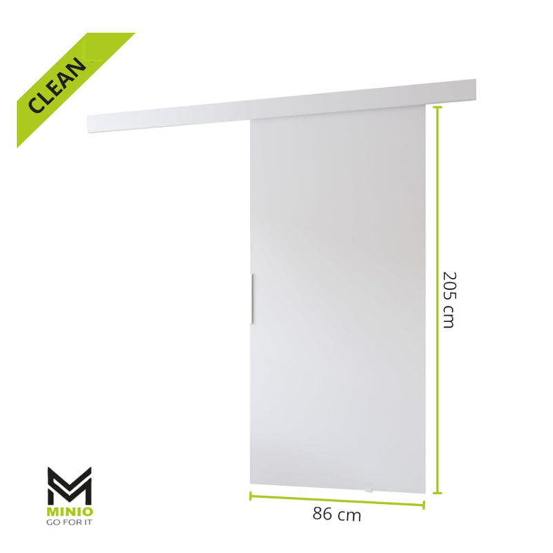 Astrid Veneers Sliding Doors, Wenge, 205cm H x 86cm W x 1.6cm D