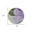 Tapis lavable rond 8 po mauve et vert lavande
