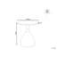 Ceramic Black ITUNA Side Table