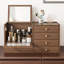 Organisateur de maquillage pour coiffeuse, organisateur de comptoir avec tiroirs, miroir