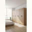 Armoire de rangement tout usage en chêne (ensemble de 4 pièces)-1352833402