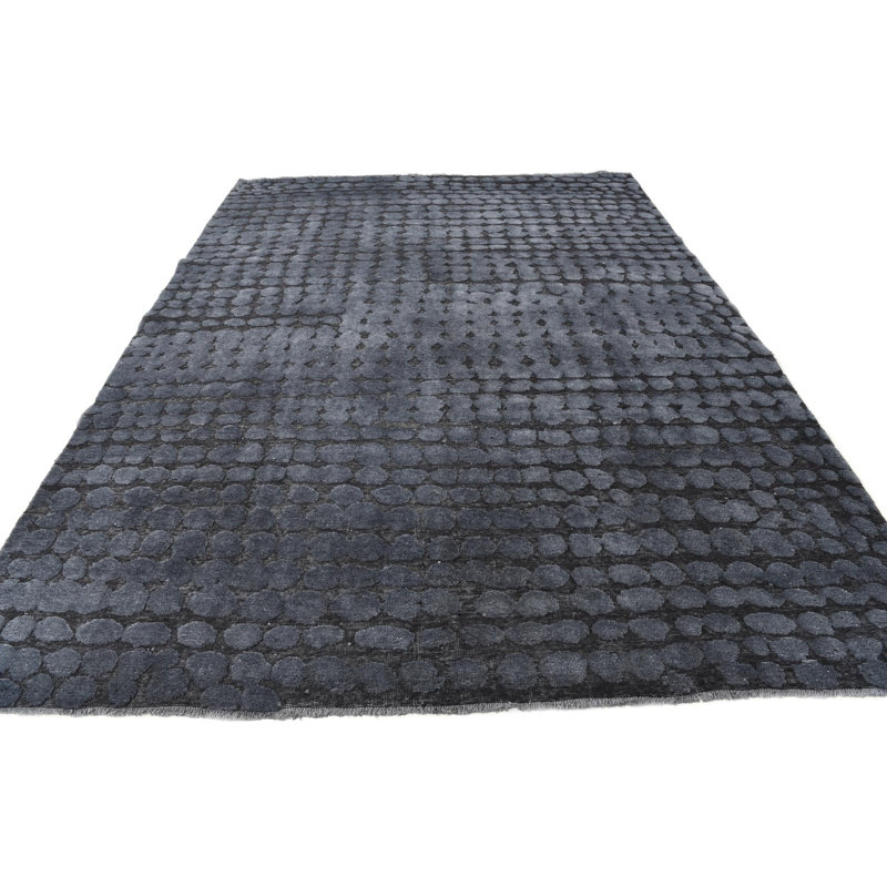 Tapis gris foncé 9 x 12 Philip